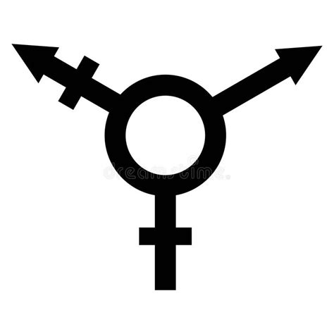 Símbolo De La Muestra De La Igualdad De Género Ilustración Del Vector