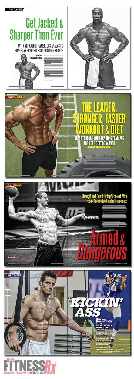 In This Issue September Fitnessrx For Men