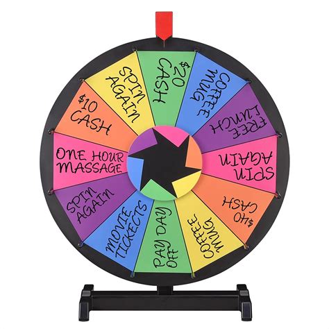 Winspin® Tabletop Prize Wheel Fortune Spinning Game Tradeshow Mall Home