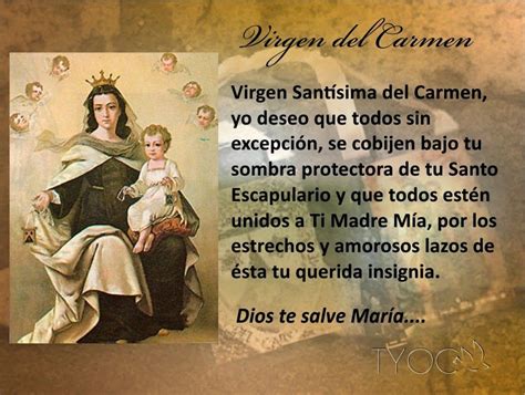 Mis PropÓsitos Nuestra SeÑora Del Carmen 01 Oraciones Oraciones
