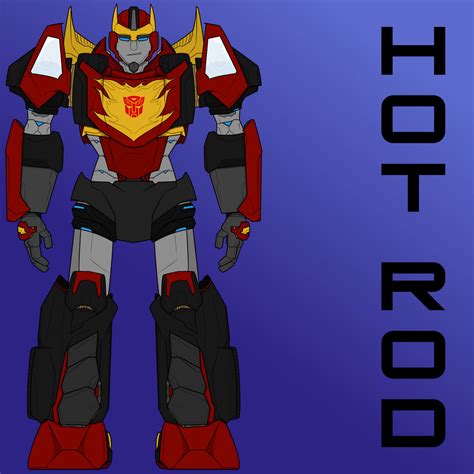 Transformers Hot Rod By Meekerv8 On Deviantart