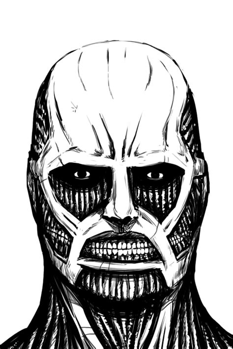 Eren yeager kamacuras attack on titan minilla youtube, colossus, face, fictional characters, manga png. Colossal Titan by genesischant on DeviantArt