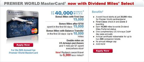 British airways credit card and airline partners. The First Class Project: Airline Miles-Specific Credit Card - US Airways' Dividend Miles ...