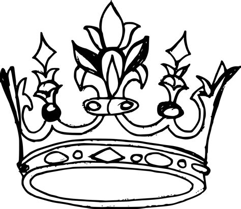 21kb, black and white drawing of a crown picture with tags: 6 Crown Drawing (PNG Transparent) | OnlyGFX.com