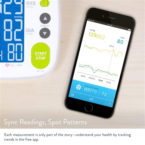 Greater Goods Bluetooth Blood Pressure Monitor Cuff Smartphone