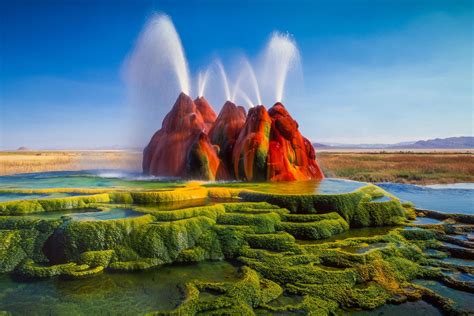 The Fly Geyser In Nevada The Beauty Of Nature — Steemit Fly Geyser