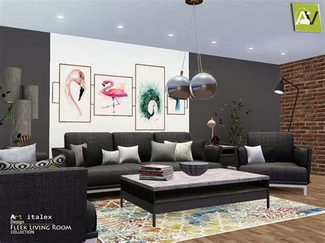 Artvitalexs Fleek Living Room Sims 3 Living Room Living Room