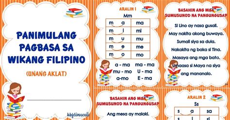 Aralin 8 Panimulang Pagbasa Sa Wikang Filipino Marungko Approach Gambaran