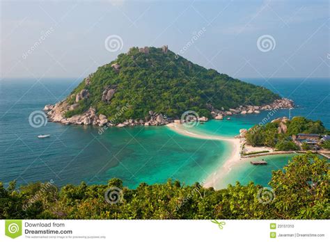 Nang Yuan Island Koh Tao Thailand Stock Photo Image