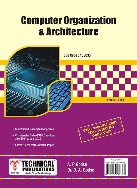 Computer Organization And Architecture For Be Vtu Course 18 Obe And Cbcs