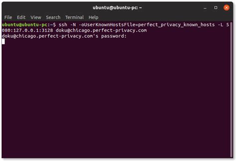 Using Ssh In The Terminal Linux Perfect Privacy