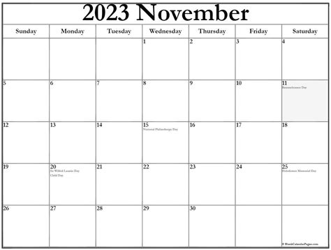 Federal Holidays 2021 Canada November 2021 With Holidays Calendar A