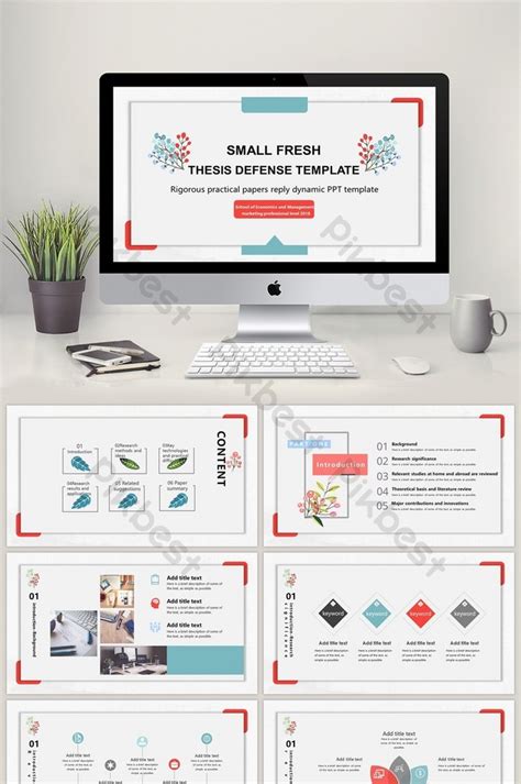 2018 Small Fresh Graduation Reply Ppt Template Powerpoint Pptx Free