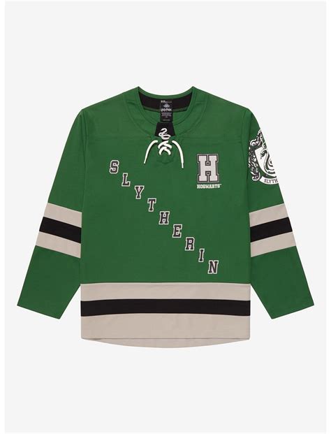 Harry Potter Slytherin Hockey Jersey Boxlunch Exclusive Boxlunch