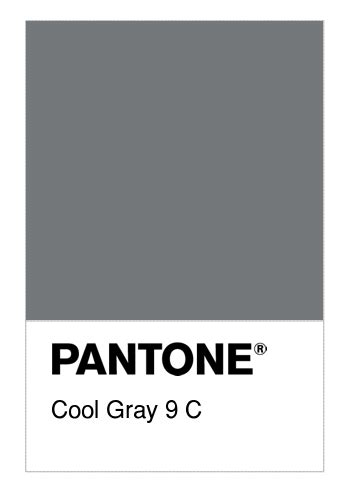 Colore Pantone® Cool Gray 9 C Numerosamenteit