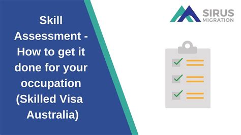skill assessment how to get it done for your occupation skilled visa australia youtube