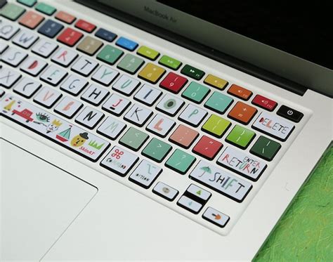 White Cute Skins Keyboard Stickers Laptop Macbook Keyboard Etsy