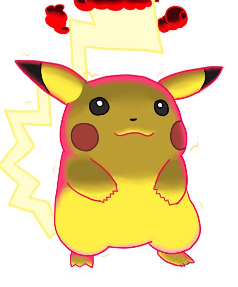 Heres A Gigantamax Pikachu I Drew Pokemon