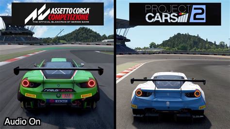 Assetto Corsa Competizione Vs Project Cars Ferrari Gt At The