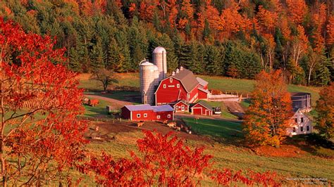 Hd Wallpaper Northern Vermont In Autumn Fall Wallpaper Flare