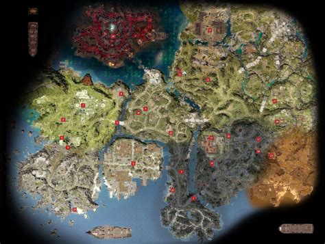 Quests In Reapers Coast Map Of Quests And Quest Givers In Reapers