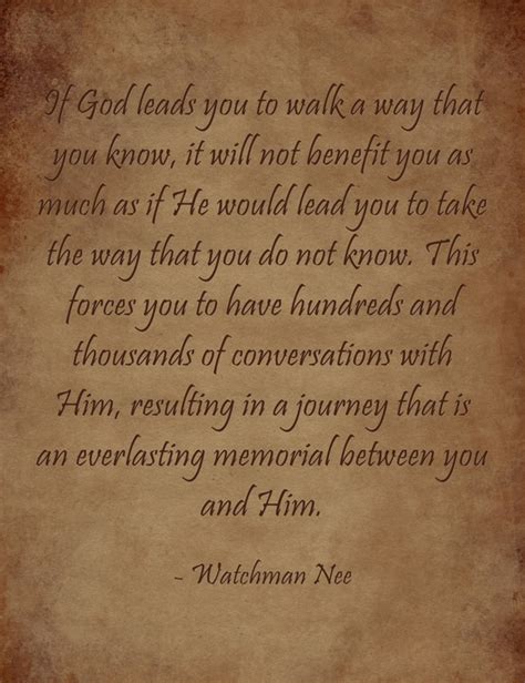 How can you know that someone is indeed your husband? if God leads you to walk a way that you do not know ...