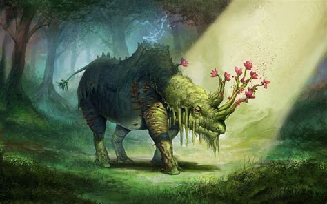 Magical Forest Creature Wallpaper Magical Forest Fantasy Forest