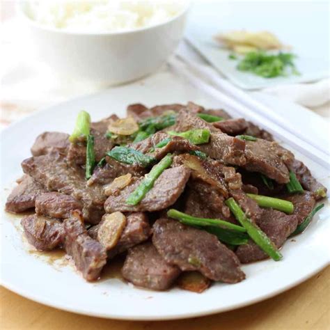 Stir Fry Beef With Ginger And Scallions Recipe Beef Stir Fry Fried