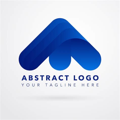 Premium Vector Abstract Blue Arrow Logo
