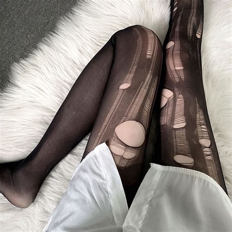 Disposable Socks Sexy Hand Tear Stockings Black Silk Thin Ripped Pantyhose To Lure Beautiful