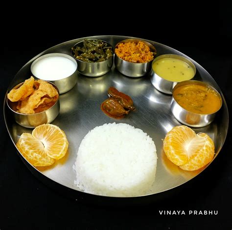 Thali Meal 72 Vinayas Culinary Delights