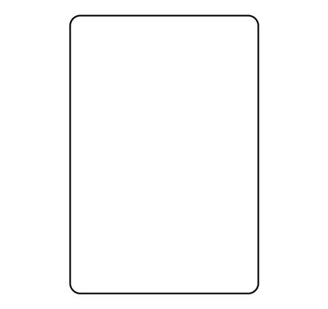 Blank Playing Card Template Parallel Free Png Images Intended For