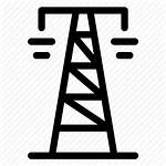 Tower Icon Clipart Energy Transparent Electricity Electrical