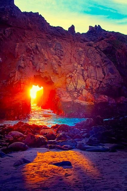 Magical Sunset Pfeiffer Beach Big Sur Ca A1 Pictures