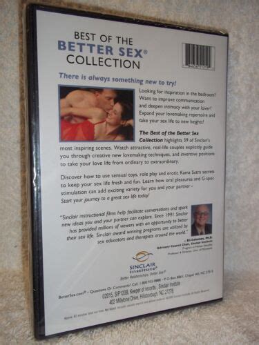 Best Of The Better Sex Collection Dvd 2007 Sinclair Institute Education New 784656720290 Ebay