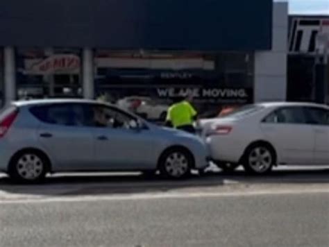 Man Crushed Between Two Cars In Perth Road Rage Incident