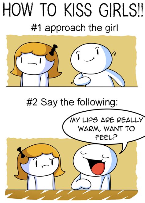 Theodd1sout Kiss Girls How To Comics Funny Comics And Strips