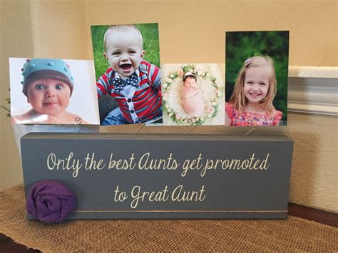 Maybe you would like to learn more about one of these? Great Aunt frame gift Personalized picture frame board ...