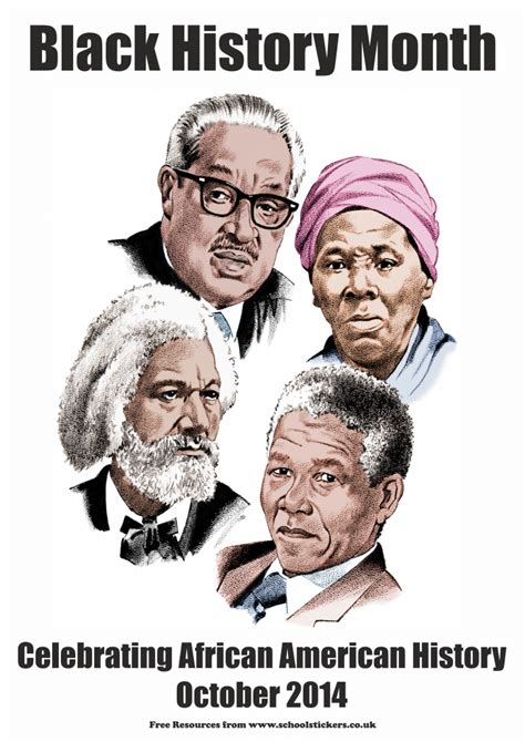 Free Black History Month 2014 Poster Schoolstickers