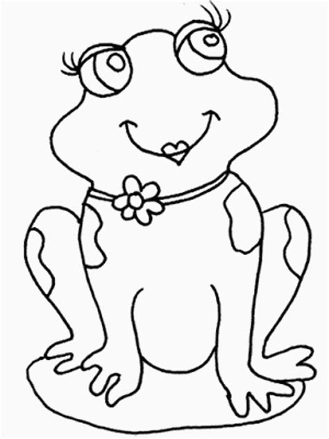Free Frog Coloring Pages For Kids