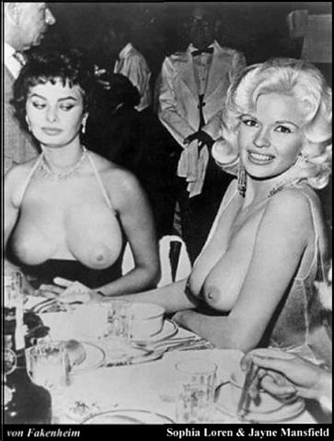 Sophia Loren And Jayne Mansfield Popshare