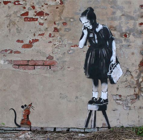 Recent Banksy Work London Unurth Street Art