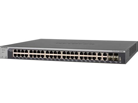 Netgear 48 Port 10g Ethernet Smart Switch Xs748t Managed With 4 X