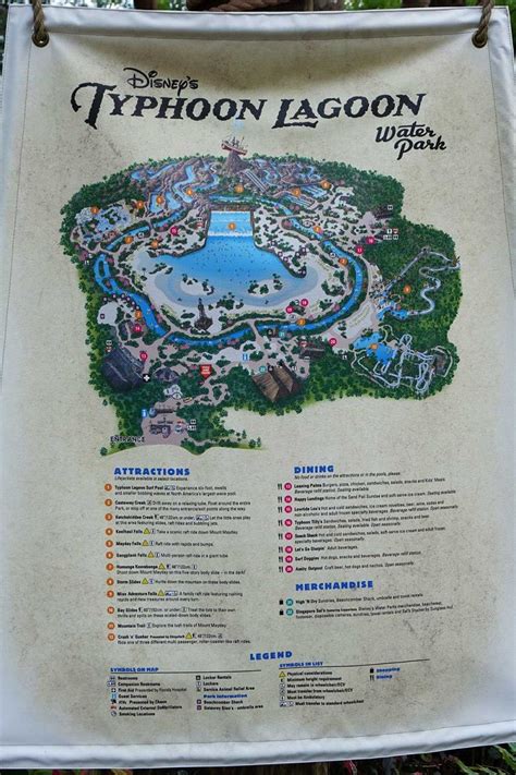 Disney World Typhoon Lagoon Map