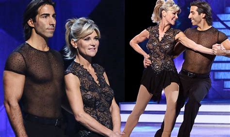 Dancing On Ice 2013 Anthea Turner Is Voted Off After Skate Off With Keith Chegwin Daily Mail