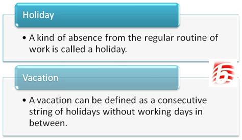 Difference Between Holiday And Vacation Compare The Difference