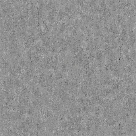 Engblad And Co Raw Dark Grey Faux Concrete Paper Strippable Wallpaper