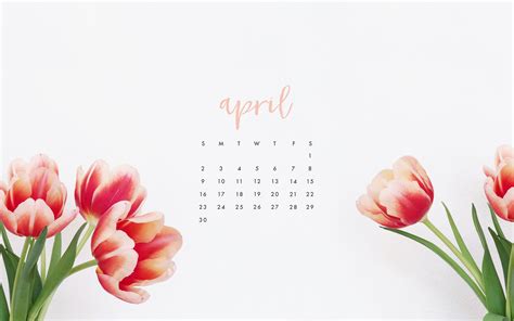 April Calendar Desktop Download The Blog Market
