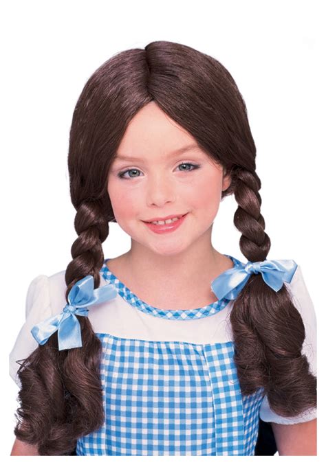Kids Wizard Of Oz Dorothy Wig Girls Wigs For Halloween Costumes