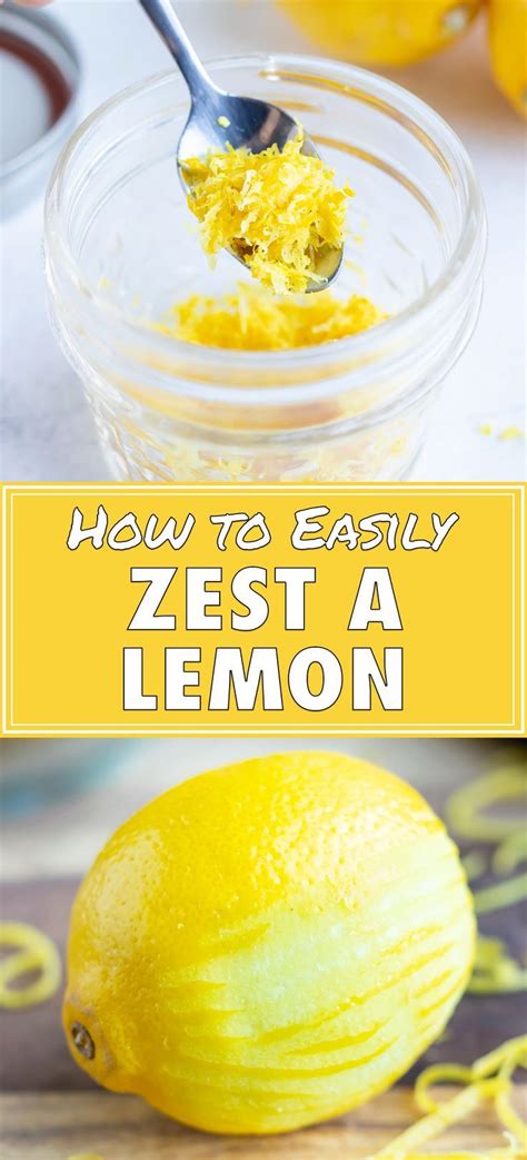 For cocktails and garnishes, use a designated citrus zester (which produces little thin curls carved from. How to Zest a Lemon (5 Easy Ways!) | Recipe | Food recipes, Food, Homemade soup